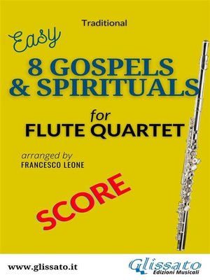 cover image of Flute quartet sheet music "8 Gospels & Spirituals " score